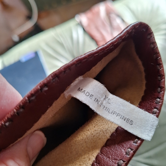 Christian Dior Men's Deep Brown Leather Gloves size XL - Picture 6 of 7